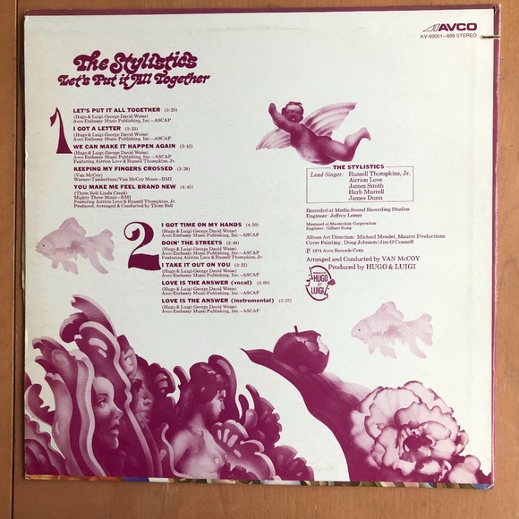 The Stylistics Lets Put it all Together Vinyl - Picture 2 of 5